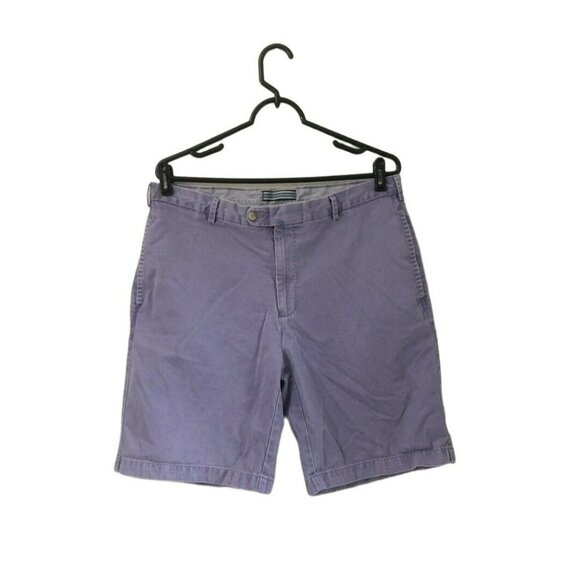 Peter Millar Purple Lavender Chino Jean Shorts Men's Size 34 - 100% Pima Cotton - Picture 1 of 4